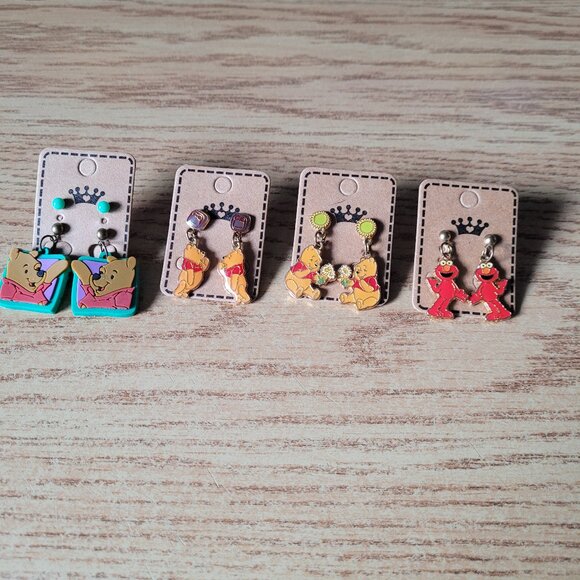 Set of 4 Earrings - Picture 1 of 5